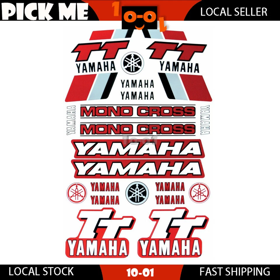 Kit de pegatinas Grahics Fit Yamaha TT250 TT350 TT600 1998 1999 2000 2001 2002 Foto 1 de 1