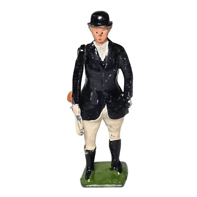Figura antigua de colección Britains Ltd juguete caza soldado cazador de pie 613 Foto 1 de 4