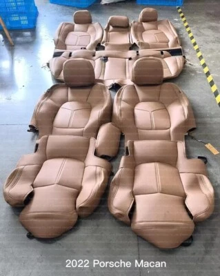 ALMOFADAS DURÁVEIS PERSONALIZADAS PARA CAPA DE COURO DE CARRO 2015-2024 PORSCHE MACAN MOTOPTES - Imagem 1 de 4