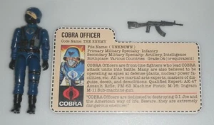 1983 Vintage G.I. GI Joe Lot 3.75 ARAH Cobra Officer Swivel Arm *100% Complete - Picture 1 of 8