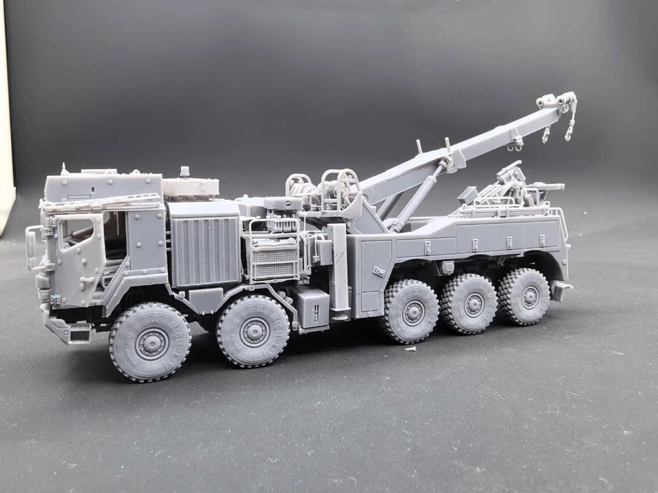 1/87 Germany Rheinmetall MAN HX45M 10X10 Rescue Crane Model Kit 3D Printed - Image 1 of 4