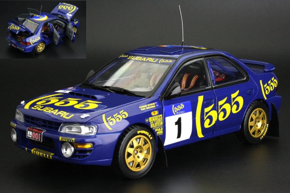 SUNSTAR SS5525 SUBARU IMPREZA 555 N.1 WINNER HONG KONG 1994 BOUME/SIRCOMBE 1:18 - Immagine 1 di 1