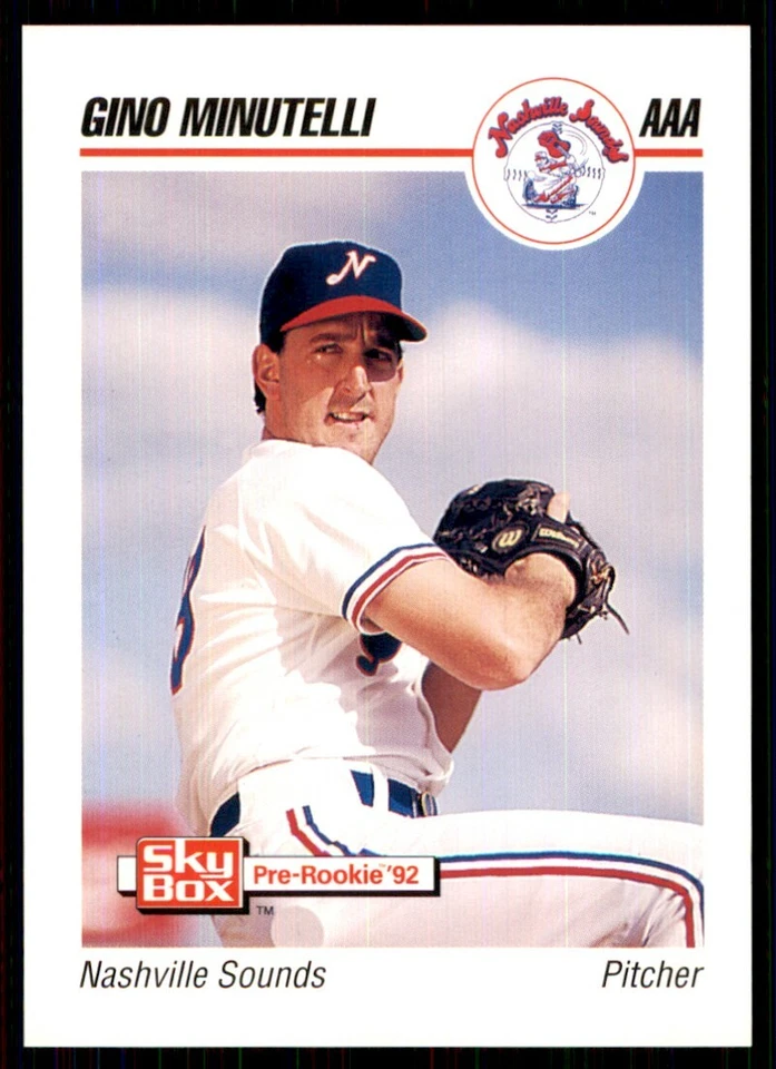 1992 SkyBox AAA Gino Minutelli Nashville Sounds #134 - Image 1 of 2