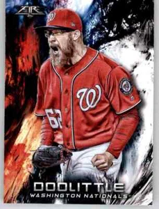 2018 Fire Sean Doolittle Base Card MLB PWE Nationals #59 - Picture 1 of 2
