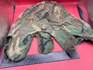 Original US Army Vietnam War M1 Camo Helmet Cover - VietNam Found Combat Worn - Picture 1 of 9