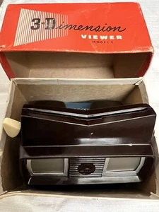 Baquelita View Master Modelo E con caja de 14 carretes clásicos de Disney obras probadas de EE. UU. - Imagen 1 de 11