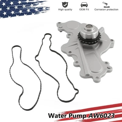 Water Pump For 2007-2010 Ford Edge Taurus Turbo Lincoln MKX MKT 3.5L V6 AW6023 - Изображение 1 из 4