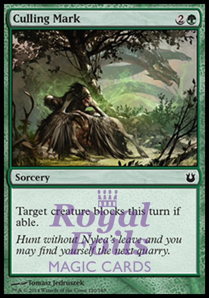 Culling Mark 4x FOIL BNG MTG Born of the Gods Common MINT green - Image 1 of 1