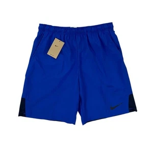 NEW Nike Dri-Fit Flex Woven 9" Unlined Training Mens Gym Shorts Blue DM6617-480 - Picture 1 of 9