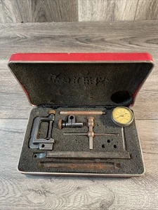 Vintage Starrett 196 Universal Back Plunger Dial Indicator Set Incomplete - Picture 1 of 7