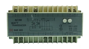 DAE JOO DT-33W-X1 Electric Electronic 3Ø3W Watt Transducer 115 750W 60Hz 4-20mA - Bild 1 von 9