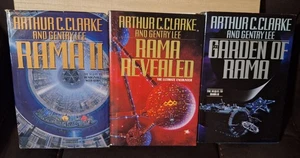 (3) Arthur C Clarke and Gentry Lee: Rama Books 2-4 Hardcover Dustjacket - Picture 1 of 9