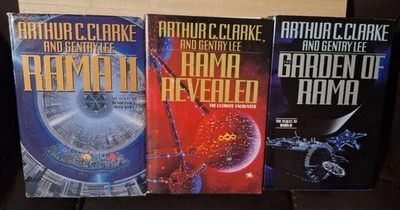 (3) Arthur C Clarke and Gentry Lee: Rama Books 2-4 Hardcover Dustjacket  - Image 1 of 4