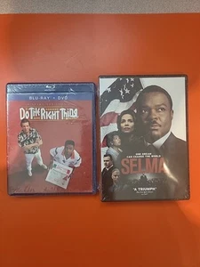 Do the Right Thing and Selma Blu Ray and DVD BRAND New Sealed - Imagen 1 de 5