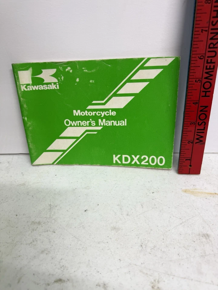 Yamaha KDX200 1988 manual del propietario Foto 1 de 1