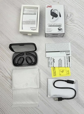 JVC NEARPHONES OPEN EAR TRUE WIRELESS HEADPHONES - BLACK - HA-NP40T - Image 1 of 4