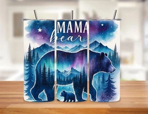 Mama Bear 20 oz tumbler - Picture 1 of 3