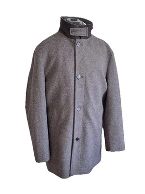 Usado. Abrigo grande Joseph Abboud para hombre.  Mezcla de lana y otras telas. Foto 1 de 4