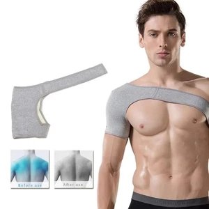 Compression Shoulder Brace Support Sports Adjustable Shoulder Strap Sleeves NEW - Picture 1 of 15
