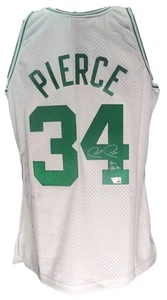 Paul "The Truth" Pierce Signed Mitchell & Ness Swingman Jersey Fanatics 201040 - Picture 1 of 7