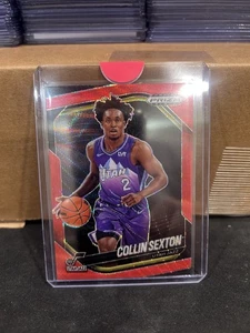 2024 Prizm Black - Collin Sexton Red Wave Prizm #25 - Jazz - Picture 1 of 2