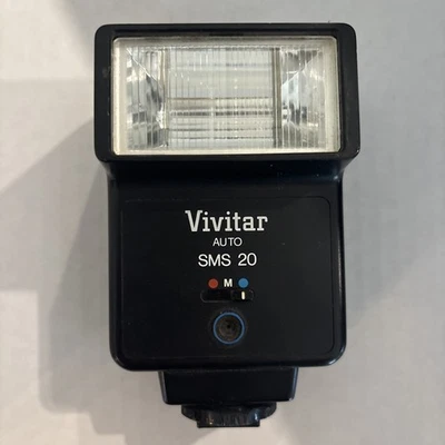 Vintage Vivitar Auto SMS 20 Camera Removable Thyristor Shoe Mount Flash - Image 1 of 4