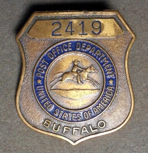 Obsolete P.O. Abzeichen: Buffalo, Post Office Department, USA ( - Bild 1 von 2