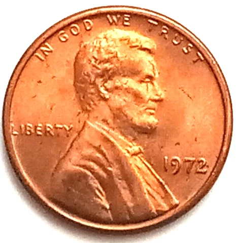 1972 Memorial Cent Double Die DDO-005, 5-O-I-CCW Error Coin 1c Cover