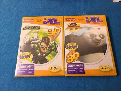 Fisher-Price iXL Learning System: Green Lantern Kung Fu Panda 2 Game NEW - Image 1 of 2
