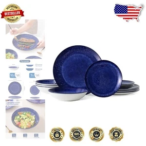 High-Quality 12-Piece Dinnerware Set - Service for 4, Dishwasher Safe - Picture 1 of 11