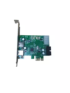 SYBA 2 ext Port USB 3.0 and one 19 Pin Internal Header PCI-e Card SD-PEX20139 - Picture 1 of 4