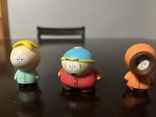 SOUTH PARK MINI FIGURES LOT OF 3 COMEDY PARTNERS 2011 Stan, Cartman, Kenny