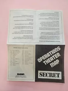Operations Theater Srcret Map By Kusan - Picture 1 of 3