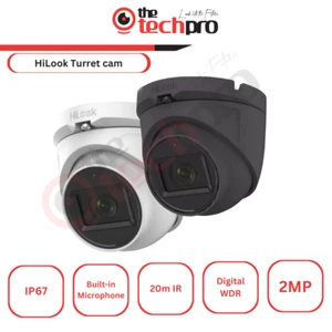 HIKVISION HILOOK 2MP KAMERA ÜBERWACHUNGSKAMERA THC-T120-MS eingebautes Mikrofon 2,8 mm - Bild 1 von 5