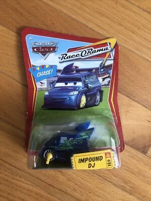 Disney Pixar Cars Incautación DJ Persecución Azul Sintonizador Coche Carrera O Rama  Foto 1 de 2