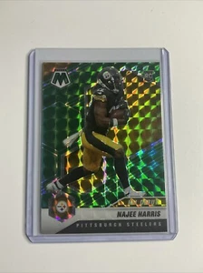 2021 Panini Mosaic Najee Harris #252 NFL Debut Green Rookie Pittsburgh Steelers - Picture 1 of 2