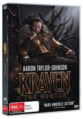 BRAND NEW Kraven The Hunter (DVD, 2024) R4 Movie Aaron Taylor-Johnson - image 1 of 2