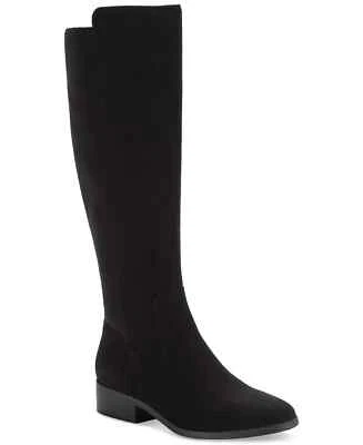 Style&Co Charmanee Womens Knee High Riding Boots Black Faux Suede 10017739700 - Image 1 of 4