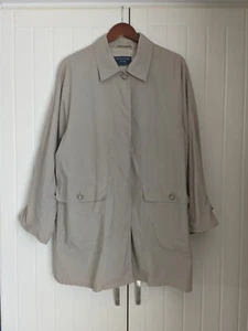 Weekend Max Mara UK 12 Beige Raincoat Nylon Blend - Picture 1 of 11
