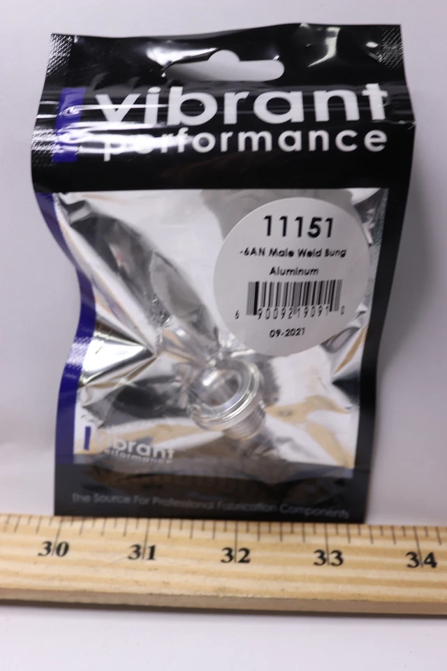 Vibrant Performance -6 AN Male Weld Bung Aluminum 111151 - Image 1 of 1