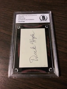 Authentic Dick Hyde Scripts 2017 Historic Autographs - Beckett - Bild 1 von 2