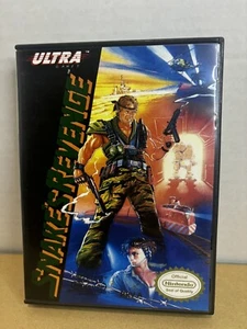 Snake's Revenge NES, 1990 Cart, Manual, Custom Hard Plastic Box Nice Condition! - Picture 1 of 7