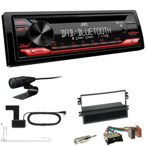 JVC KD-DB622BT DAB inkl Antenne Bluetooth Einbauset für KIA Carens II 2002-2006 - Bild 1 von 5
