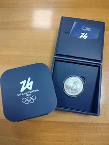 ITALIA 2024 MONETA 3 EURO ARGENTO OLIMPIADI INVERNALI MILANO CORTINA - Foto 1 di 1