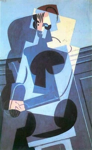 Portrait of Madame Josette Gris by Juan Gris Giclee Reproduction on Canvas - Picture 1 of 1