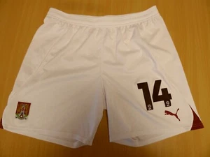NORTHAMPTON TOWN FC | 14 | ALI KOIKI | MATCHWORN SHORTS 2024/2025 | Size XL - Photo 1/3