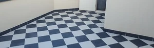 Black and white outdoor tiles - 450X450 - 28m2 - Picture 1 of 9