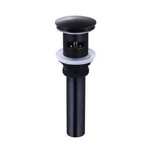 Conjunto de drenaje emergente de baño negro de EE. UU. para lavabo con desbordamiento - Imagen 1 de 6