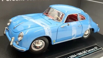 Sun Star 1/18 Scale 1342 - 1957 Porsche 356A 1500 GS Carrera GT Aquamarine Blue - Image 1 of 4