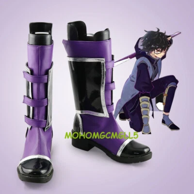 Anime Scissor Seven Cosplay Shoes Killer Seven Cos Long Boots Unisex Custom Made - Image 1 of 4